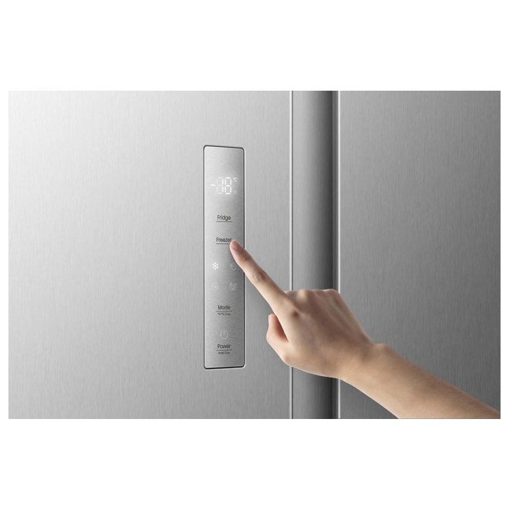 Réfrigérateur américain - HISENSE - RS3P558NMIE - 2 portes - Non encastrable - Distributeur d'eau - Classe E - 179x91x73 cm -