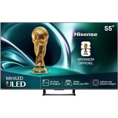 Hisense 55U7Q - TV MiniLED QLED 55 (215 cm) - 4K UHD 3840x2160 - 144 H