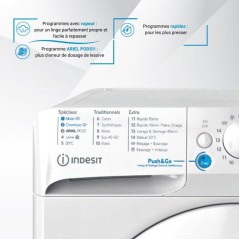 Lave-linge séchant Indesit BDE107448WKVFR - 10 / 7 kg - Induction - 1