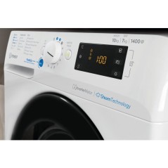 Lave-linge séchant Indesit BDE107448WKVFR - 10 / 7 kg - Induction - 1