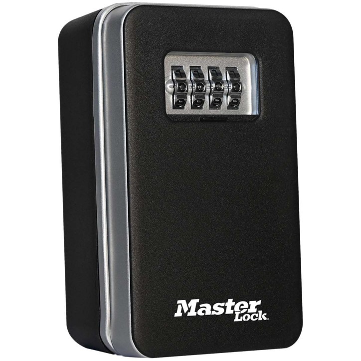 Boîte a clés - MASTER LOCK- 5410EURD - Taille Moyenne - Porte « a capot » - Combinaison a 4 chiffres - Corps en aluminium