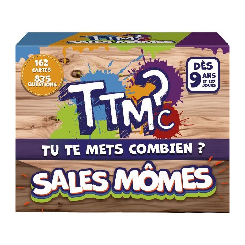Jeu de société - TTMC - Sales Mômes - Quiz enfants - Culture géné