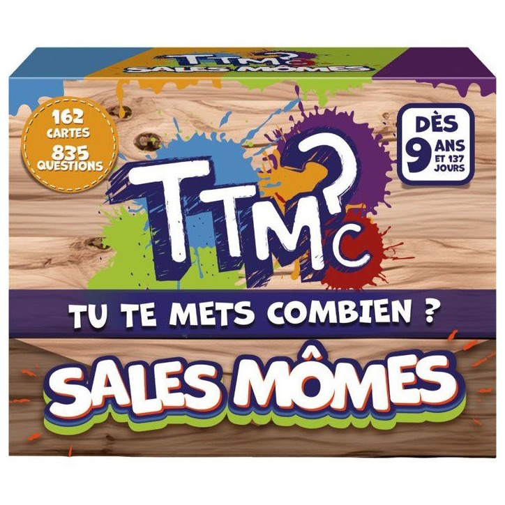 Jeu de société - TTMC - Sales Mômes - Quiz enfants - Culture générale - Des 9 ans