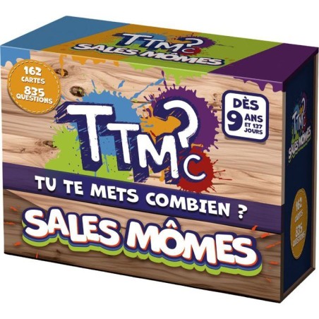 Jeu de société - TTMC - Sales Mômes - Quiz enfants - Culture générale - Des 9 ans