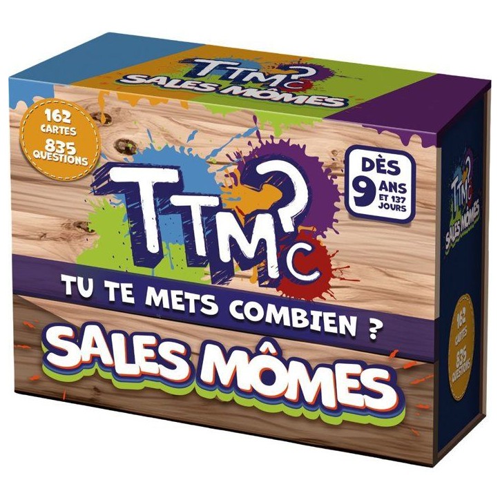 Jeu de société - TTMC - Sales Mômes - Quiz enfants - Culture générale - Des 9 ans