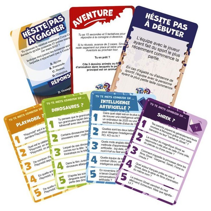 Jeu de société - TTMC - Sales Mômes - Quiz enfants - Culture générale - Des 9 ans