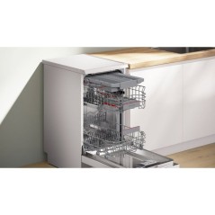 Lave-vaisselle pose libre BOSCH SPS4EMW17E SER4 - 10 couverts - Induction - L45cm - 44 dB - Classe B - tiroir a couverts - Blanc