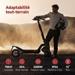 Trottinette électrique Navee XT5 Pro 700 W Noir