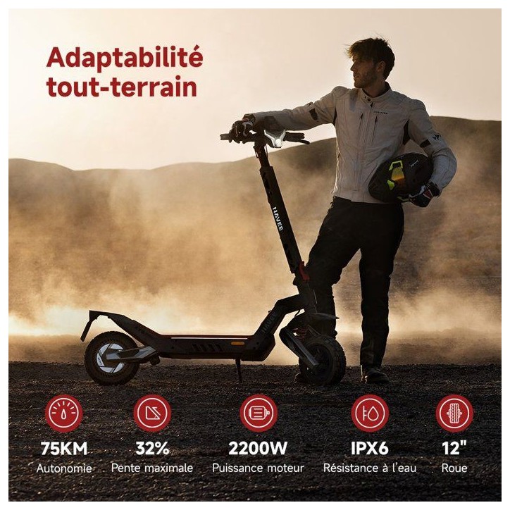 Trottinette électrique Navee XT5 Pro 700 W Noir Trottinette électrique Navee XT5 Pro 700 W Noir