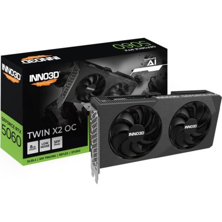INNO3D - Carte graphique - NVIDIA RTX 5060 TWIN X2 OC V2 - N50602-08D7