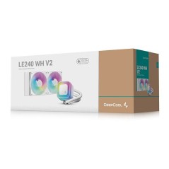 DEEPCOOL - LE240 - Watercooling AIO - 240 mm - Blanc - ARGB