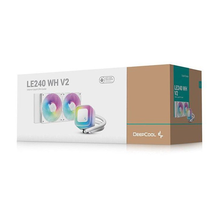 DEEPCOOL - LE240 - Watercooling AIO - 240 mm - Blanc - ARGB