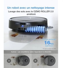 ECOVACS DEEBOT T80S OMNI - Robot Aspirateur Laveur - Station OMNI tout