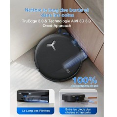 ECOVACS DEEBOT T80S OMNI - Robot Aspirateur Laveur - Station OMNI tout