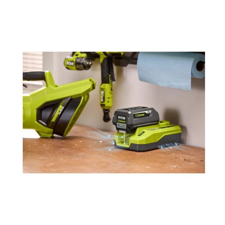 Chargeur ultra rapide double port - RYOBI - RC1836112 - Compatible 18V/36V Chargeur ultra rapide double port - RYOBI - RC1836112 - Compatible 18V/36V