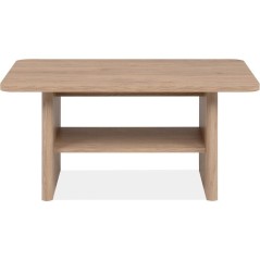 Table basse - Arrondie - Chene Jackson - Moderne et élégant - GENF 5