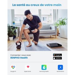 Pese-personne impédancemetre connecté - RENPHO - Elis 2 A016 - Bluet