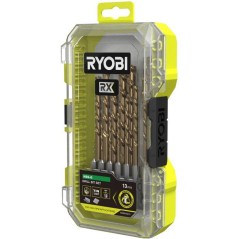 Coffret forets métal HSS-G RX - RYOBI - RARXHG13 - 13 forets - Ø1 a