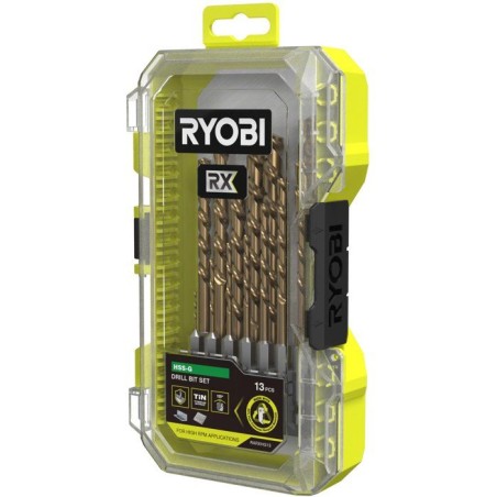 Coffret forets métal HSS-G RX - RYOBI - RARXHG13 - 13 forets - Ø1 a
