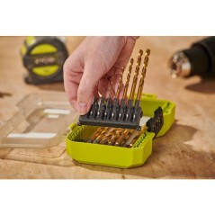 Coffret forets métal HSS-G RX - RYOBI - RARXHG13 - 13 forets - Ø1 a