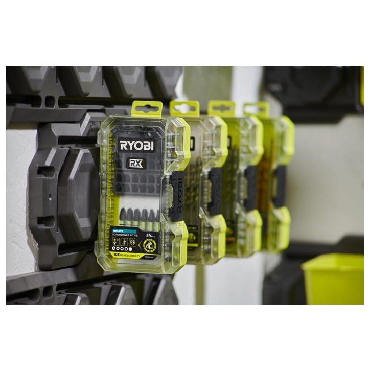 Coffret impact RX - RYOBI - RARXSD59 - 59 accessoires - Embouts, douilles et porte-embout - Compatible LINK