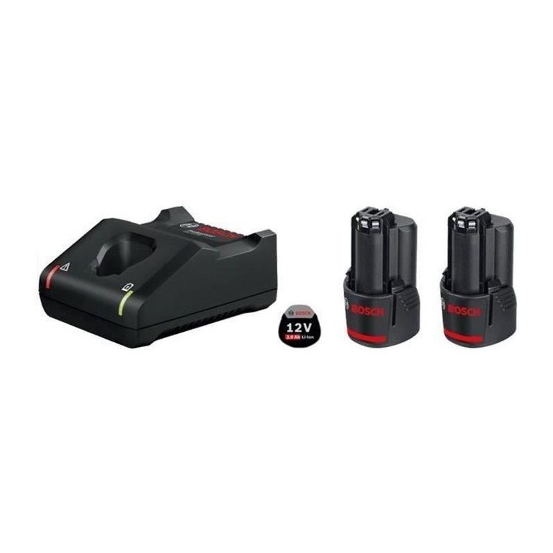 Pack de 2 batteries GBA 12V 2.0Ah et un chargeur GAL 12V-40 en boite c Pack de 2 batteries GBA 12V 2.0Ah et un chargeur GAL 12V-40 en boite c