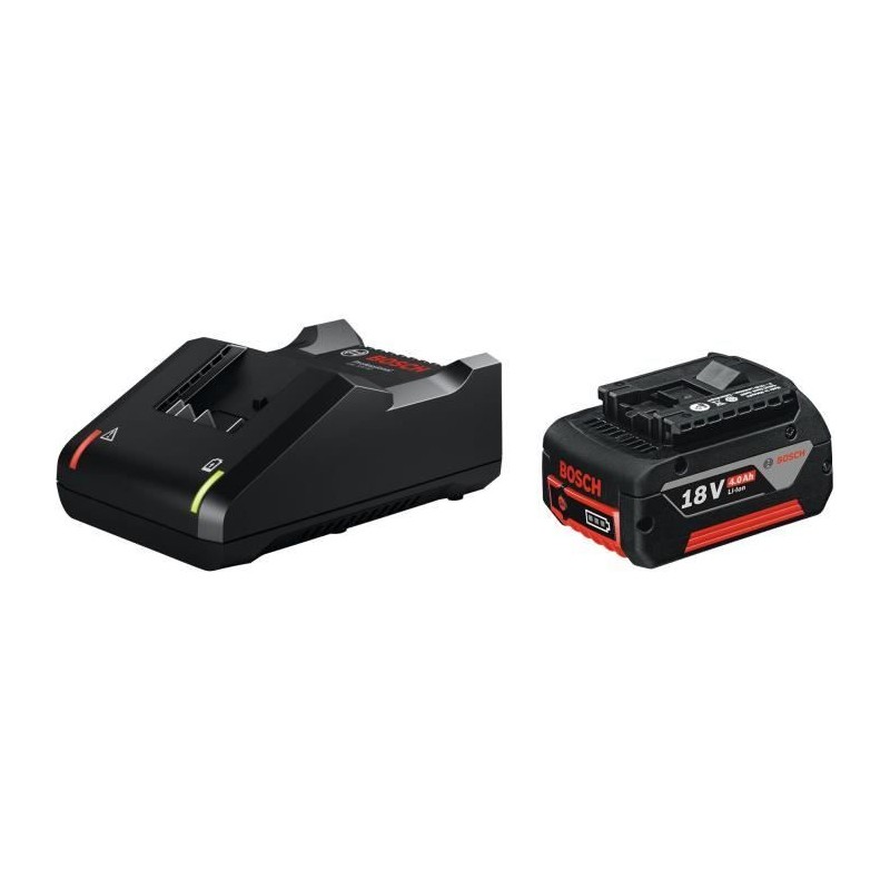 Set batterie Bosch Professional GBA 18V 4,0Ah + Chargeur GAL 18V-40 Set batterie Bosch Professional GBA 18V 4,0Ah + Chargeur GAL 18V-40