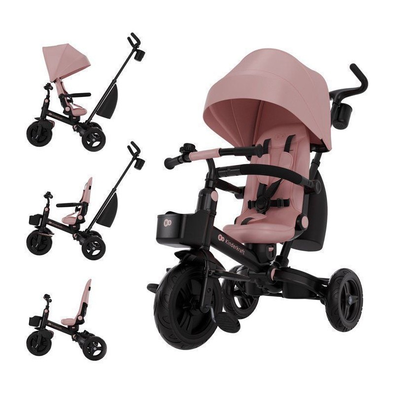 Tricycle Kinderkraft AVEO 2 PLUS évolutif pliable 6 fonctions siege r