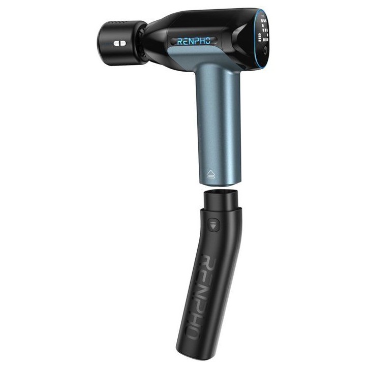 Pistolet de massage - RENPHO - Reach 2 WMG02 - Chaud et froid - 6 tetes - 5 intensités - Amplitude 8 mm