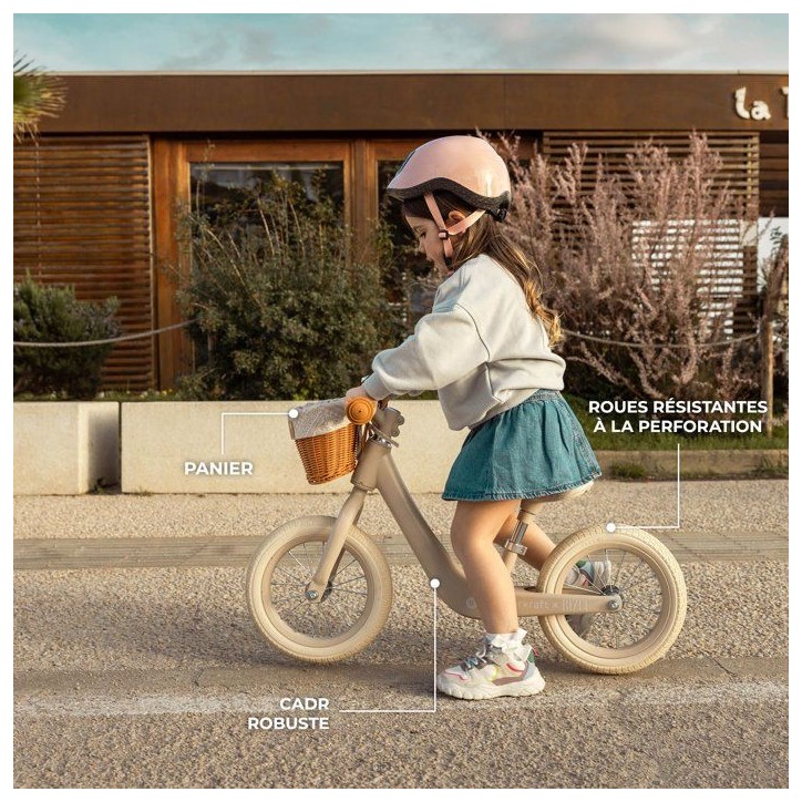 Draisienne - KINDERKRAFT - RAPID 2 - magnésium - léger - noir