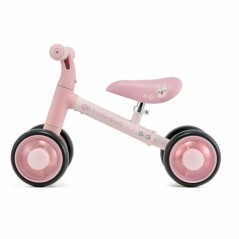 Draisienne Kinderkraft CUTIE FLASH 4 roues LED selle réglable roues EVA ABEC-7 mini vélo enfant Rose