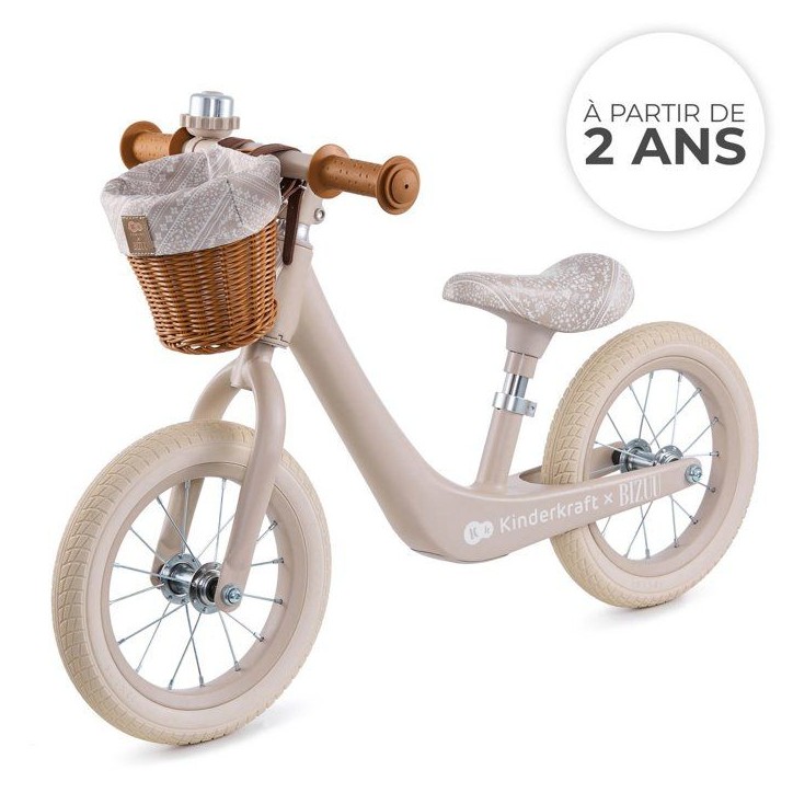 Draisienne - KINDERKRAFT - RAPID 2 - magnésium - léger - désert