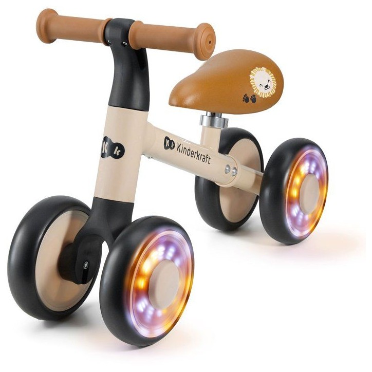 Draisienne - KINDERKRAFT - CUTIE FLASH - 4 roues - LED
