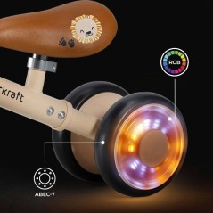 Draisienne - KINDERKRAFT - CUTIE FLASH - 4 roues - LED