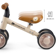 Draisienne - KINDERKRAFT - CUTIE FLASH - 4 roues - LED