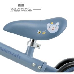 Tricycle - KINDERKRAFT - CUTIE FLASH - 4 roues - LED - bleu