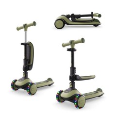 Trottinette Kinderkraft HALLEY 2 2 en 1 direction par inclinaison sieg