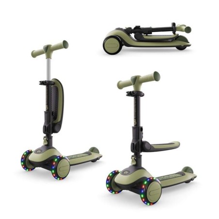 Trottinette Kinderkraft HALLEY 2 2 en 1 direction par inclinaison sieg