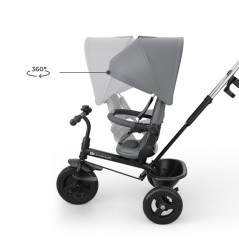 Tricycle Kinderkraft ASTON 2 PLUS évolutif 6 en 1 siege pivotant 360