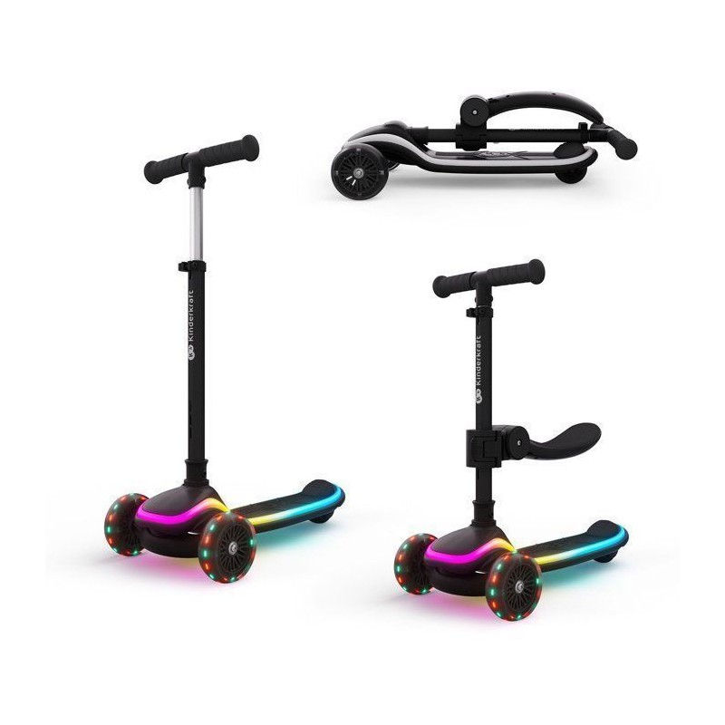 Trottinette 2 en 1 (siege) - KINDERKRAFT - RAKET UP - Siege réglable