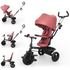 Tricycle Kinderkraft ASTON 2 PLUS évolutif 6 en 1 siege pivotant 360