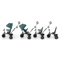 Tricycle Kinderkraft ASTON 2 PLUS évolutif 6 en 1 siege pivotant 360