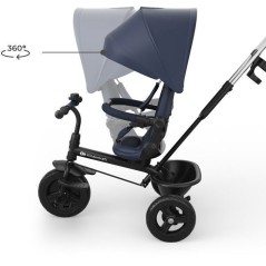 Tricycle Kinderkraft ASTON 2 PLUS évolutif 6 en 1 siege pivotant 360