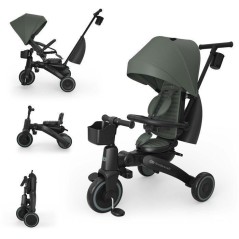 Tricycle Kinderkraft JAZZ 3 évolutif pliable 6 modes siege réversibl