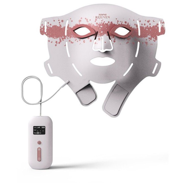 Masque de luminothérapie LED - RENPHO - Artemis Blush E100B-1 - 4 lumieres - 432 LED - Beige
