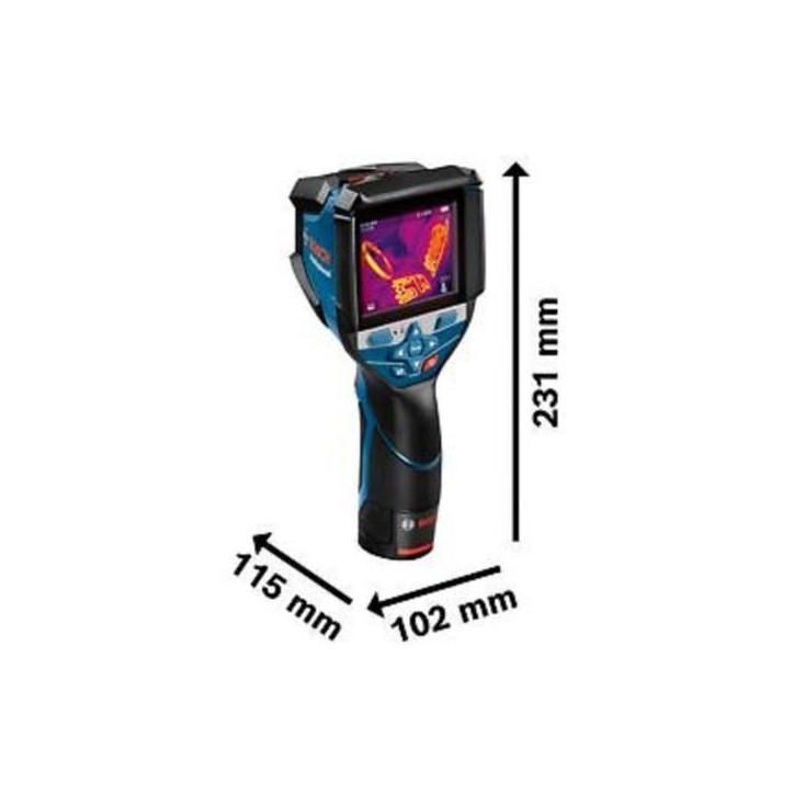 Caméra thermique - BOSCH - GTC 600 C - Résolution élevée - Plage de mesure - Batterie 12V 2,0Ah Caméra thermique - BOSCH - GTC 600 C - Résolution élevée - Plage de mesure - Batterie 12V 2,0Ah