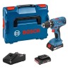 Perceuse visseuse sans fil Bosch GSR 18V-21 + 2 batteries 2Ah + charge