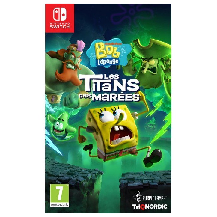 Bob L'éponge Les Titans des Marées - JEU SWITCH Bob L'éponge Les Titans des Marées - JEU SWITCH