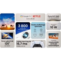 Vidéoprojecteur Full HD - BENQ - TH575i - 3800 Lumens - Faible Input Lag - Lens Shift Vertical