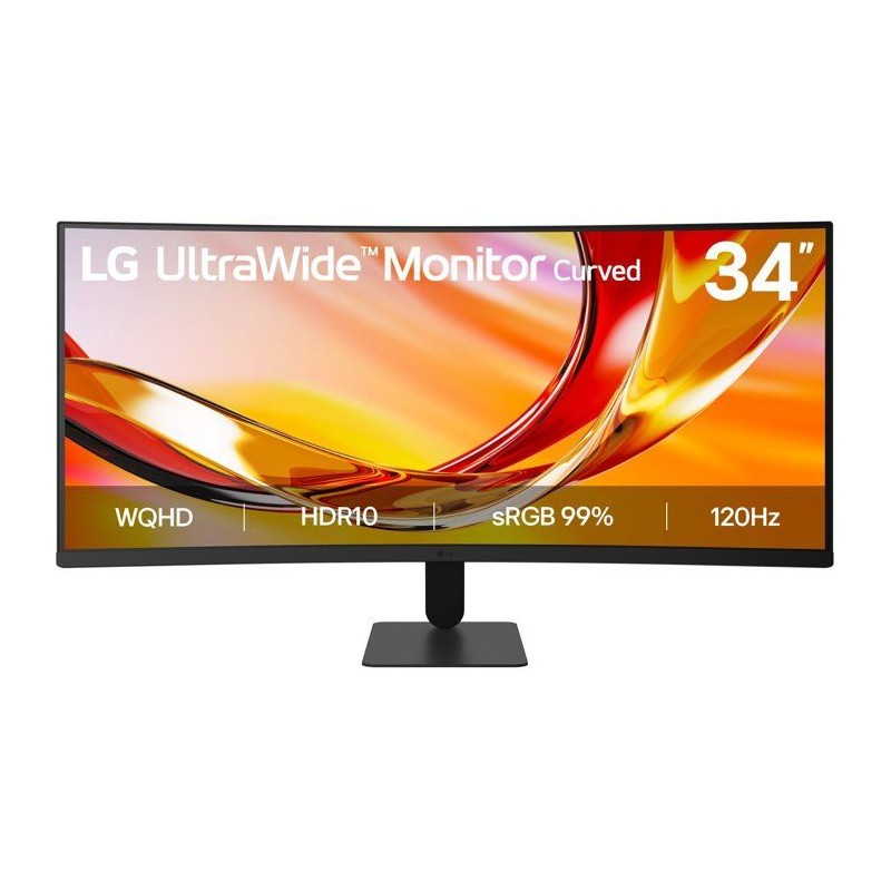 Moniteur UltraWide - LG - 34U601B-B - VA WQHD 120Hz 1800R